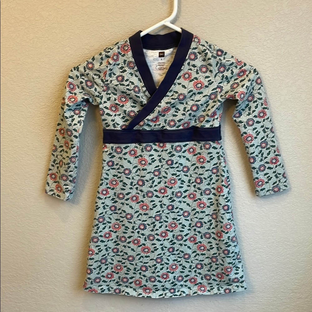 Tea Collection Floral Wrap Dress